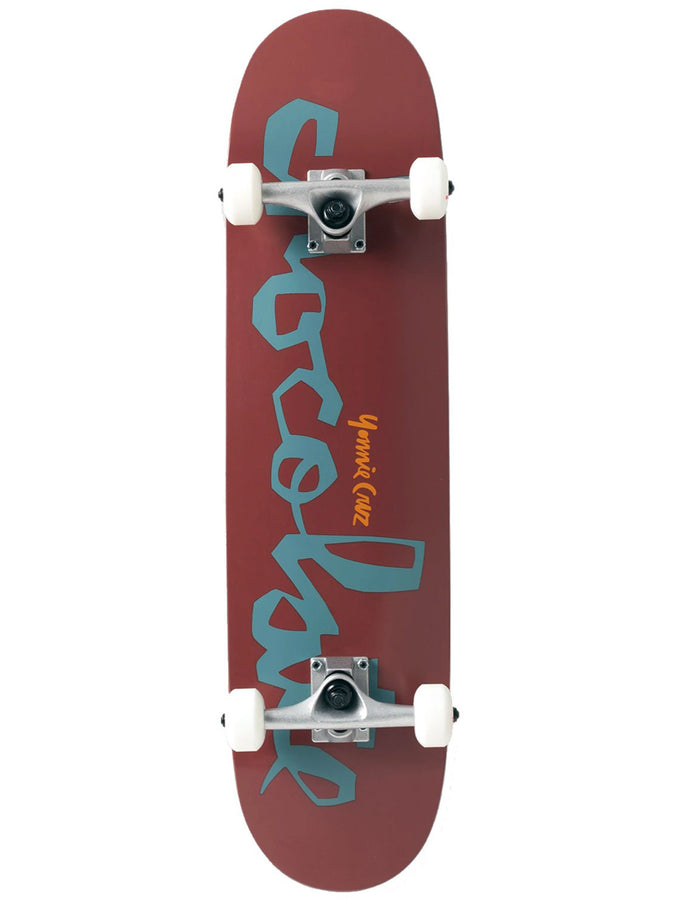 Chocolate Chunk Cruz Maroon 8 Complete Skateboard | MAROON