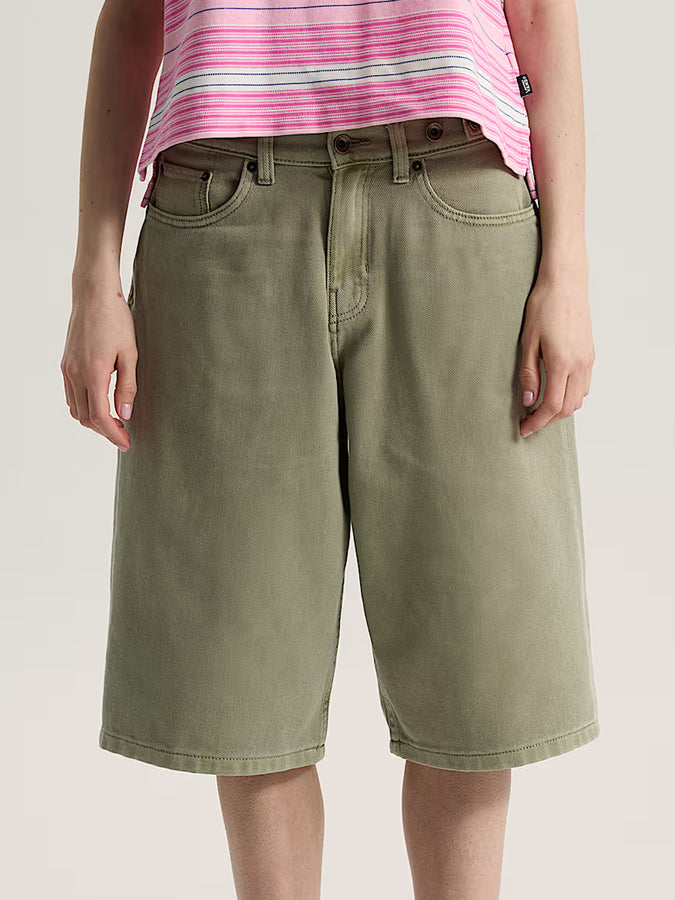 Vans Cinched Check 5 Baggy Shorts Spring 2026 | SOFT SAGE (FSG)