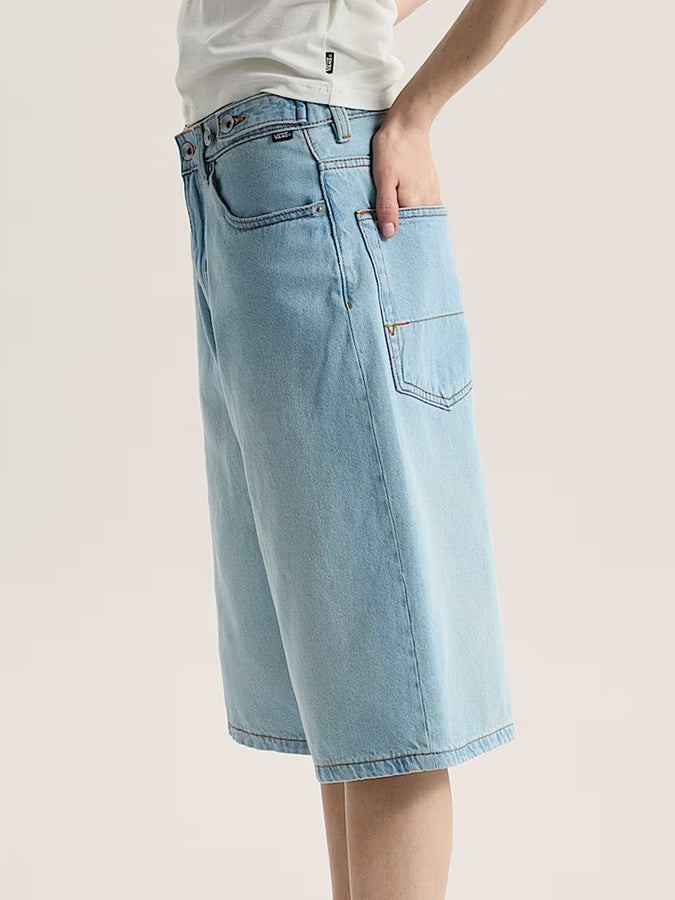 Vans Cinched Check 5 Baggy Shorts Spring 2026 | LIGHT STONEWASH (TTJ)