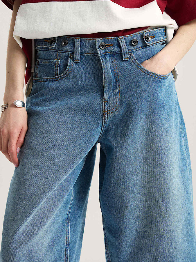 Vans Cinched Check 5 Baggy Shorts Spring 2026 | STONEWASH BLUE (CDX)