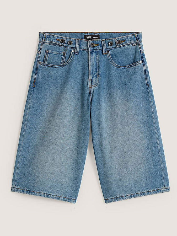 Vans Cinched Check 5 Baggy Shorts Spring 2026 | STONEWASH BLUE (CDX)