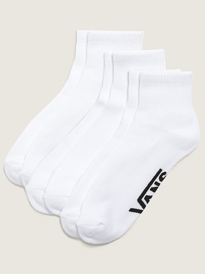 Vans Classic Quarter Socks 3 Pack | WHITE (WHT)