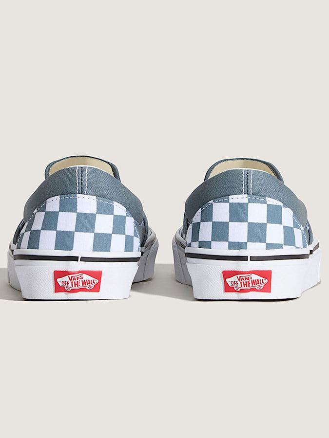 Vans Classic Slip-On Color Theory Stormy Wthr Shoes Fall 2025 | CHECKERBOARD STORMY WTHR (RV2)