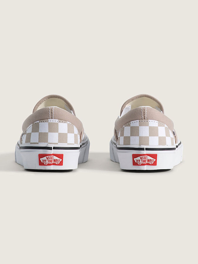 Classic Slip-On Color Checkerboard Mushroom Shoes Spring 2026 | MUSHROOM (H2B)