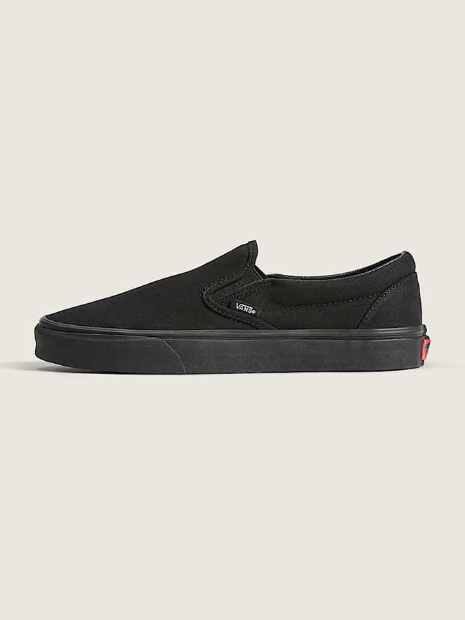 Vans Classic Slip-On Black/Black Shoes | BLACK/BLACK (BKA)