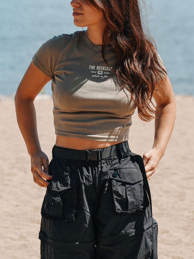 Notice The Reckless Clay Fitted T-Shirt Spring 2026 | KHAKI