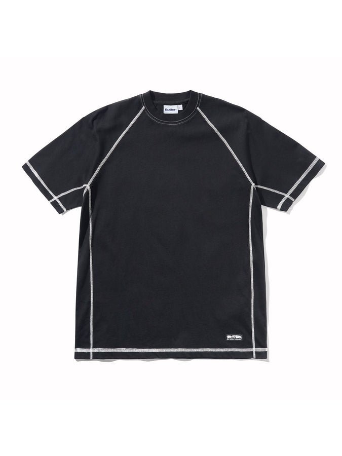 Butter Goods Cliff Contrast T-Shirt Spring 2026 | BLACK