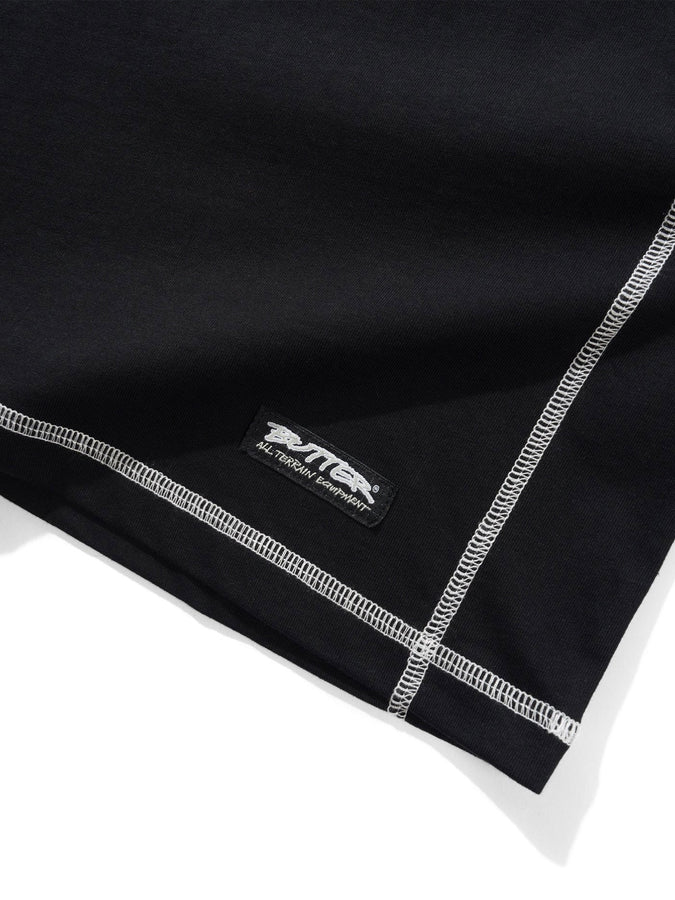 Butter Goods Cliff Contrast T-Shirt Spring 2026 | BLACK