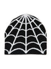 Autumn Cobweb Reversible Skully Beanie