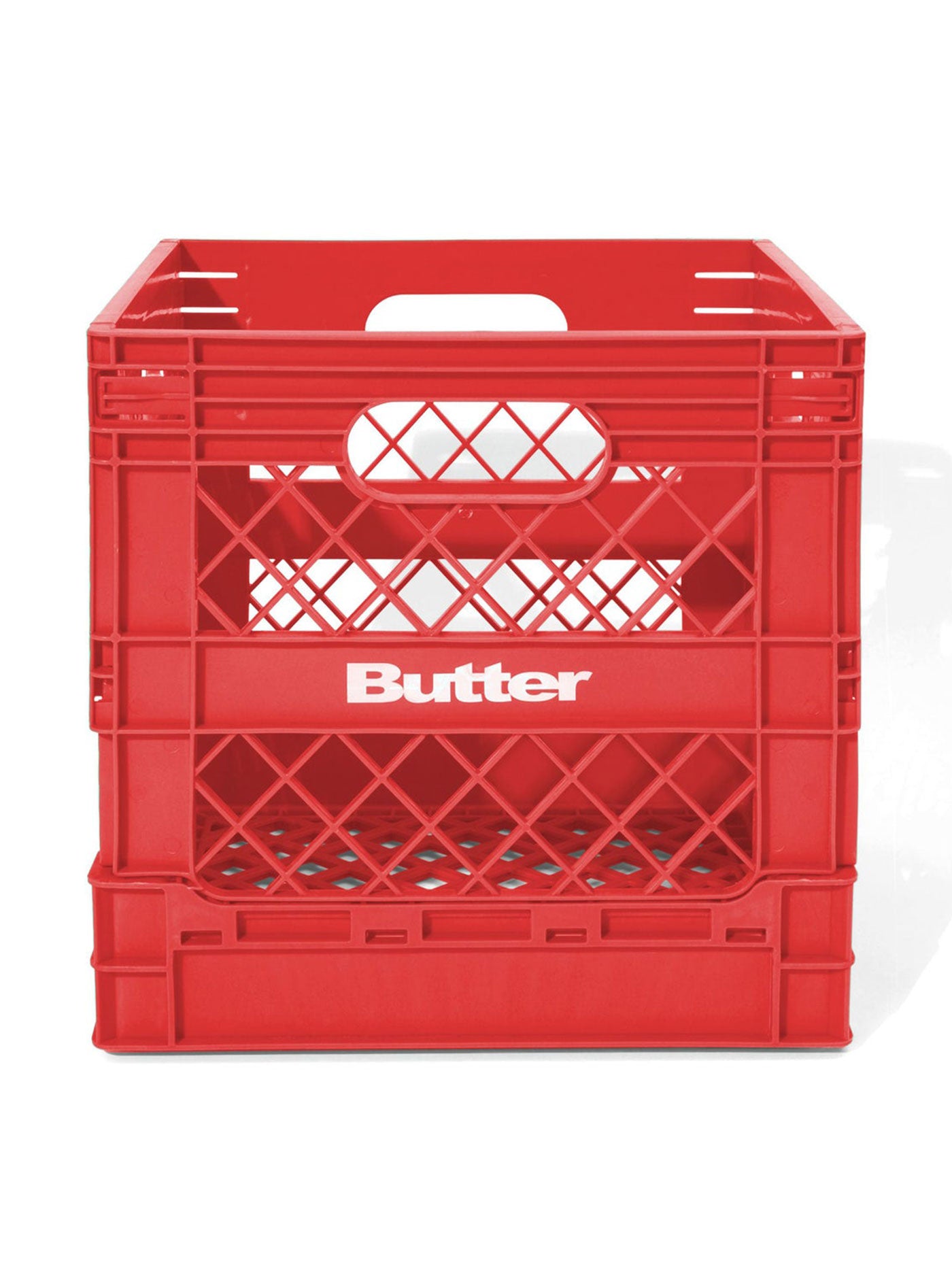Butter Callapsable Record Crate
