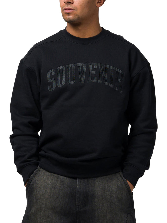 Souvenir Collegiate Crewneck Sweatshirt Fall 2026 | BLACK