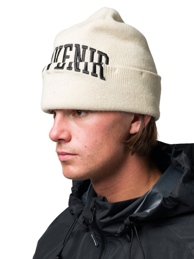 Souvenir Collegiate Cuff Beanie | WHITE