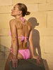 Nana The Brand Natalia Pink Bikini Top Summer 2026