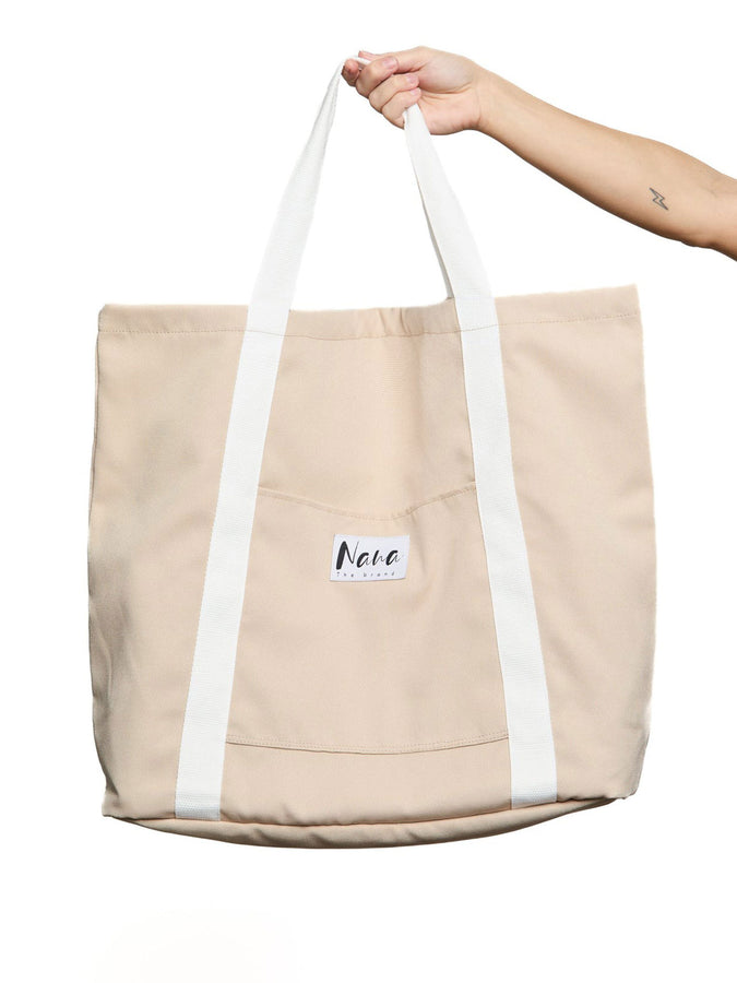 Nana The Brand Sandy XL Tote Bag | BEIGE