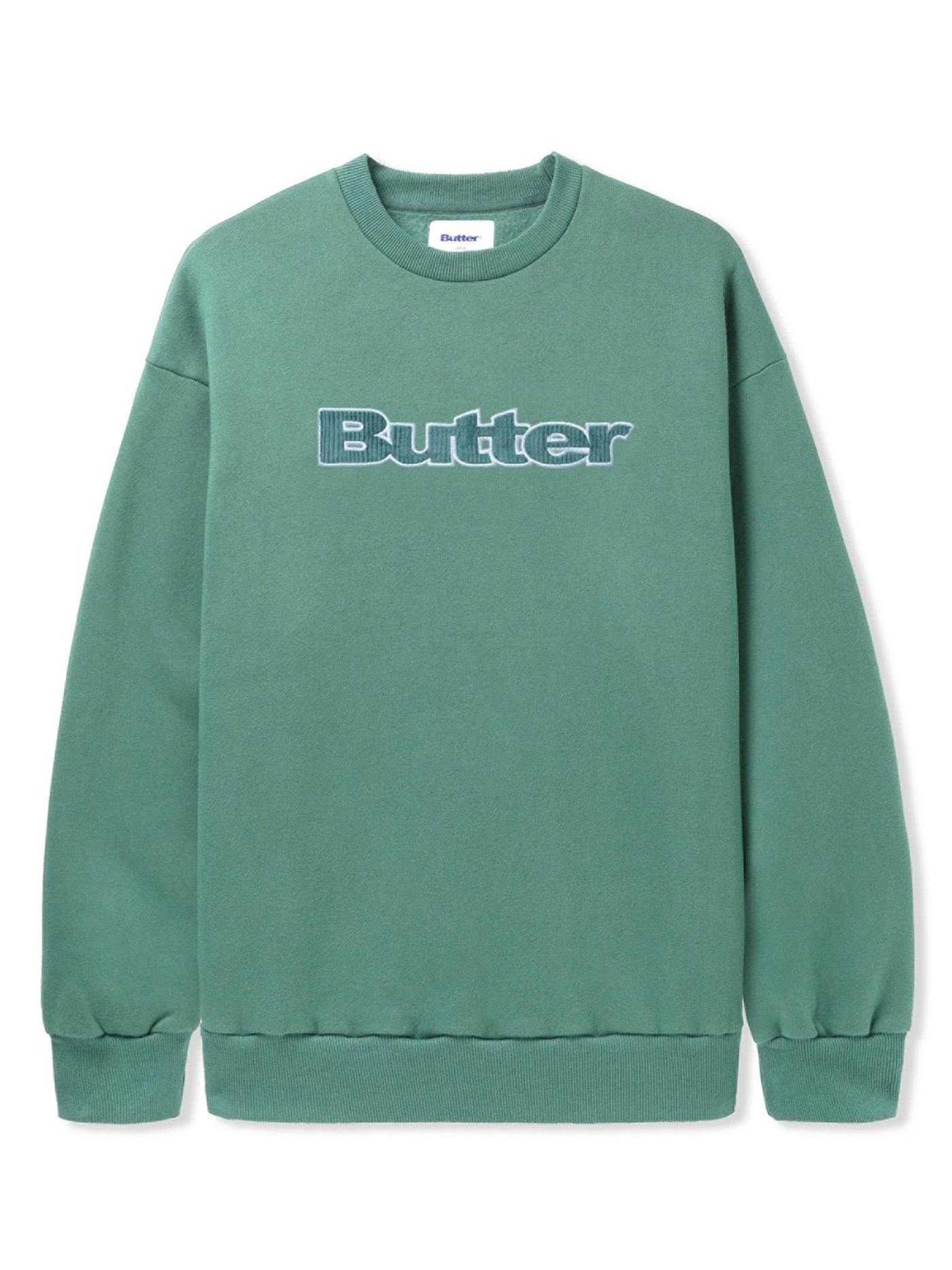 Butter Goods Cord Logo Crewneck Sweatshirt Holiday 2023