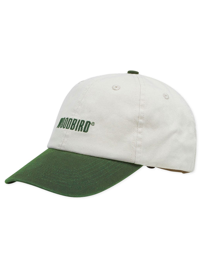 Woodbird Core Twill Strapback Hat | OFF WHITE/ARMY