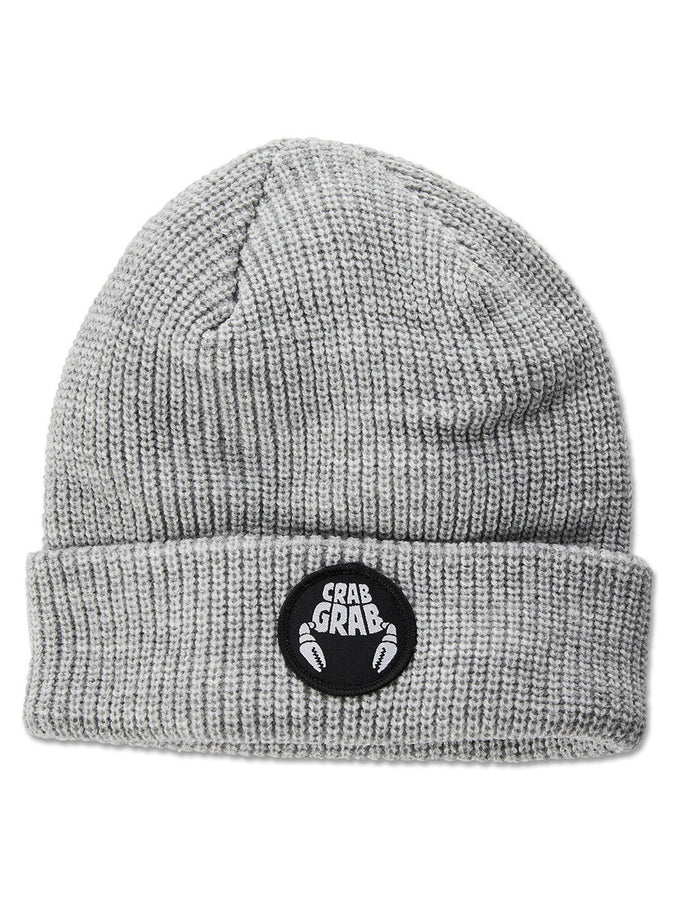Crab Grab Circle Patch Beanie 2025 | HEATHER GREY