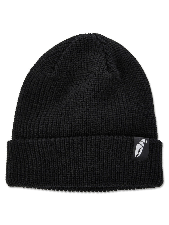 Crab Grab Claw Label Beanie | BLACK
