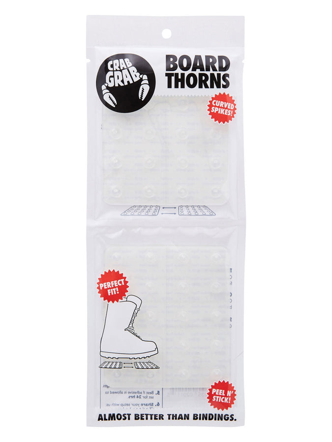 Crab Grab Board Thorns Traction Pad | CLEAR