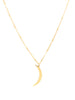 Salty Cali Crescent Moon Pendant Necklace