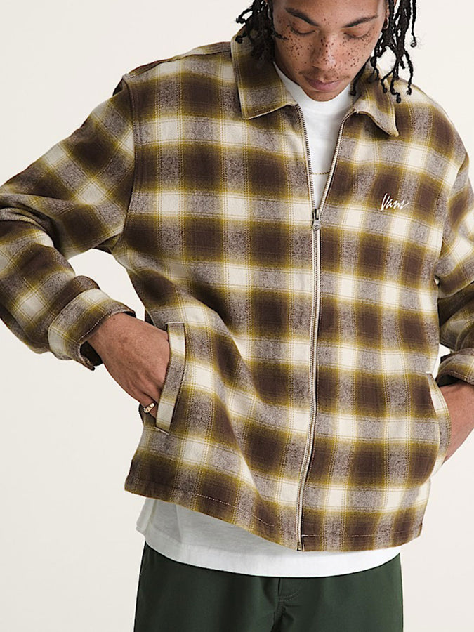 Vans Cresmont Plaid Shacket Jacket Holiday 2025 | OATMEAL (2N1)