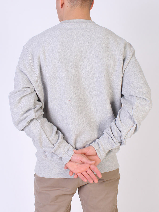 Champion Reverse Weave C Logo Crewneck Sweatshirt | OXFORD GREY (1IC)