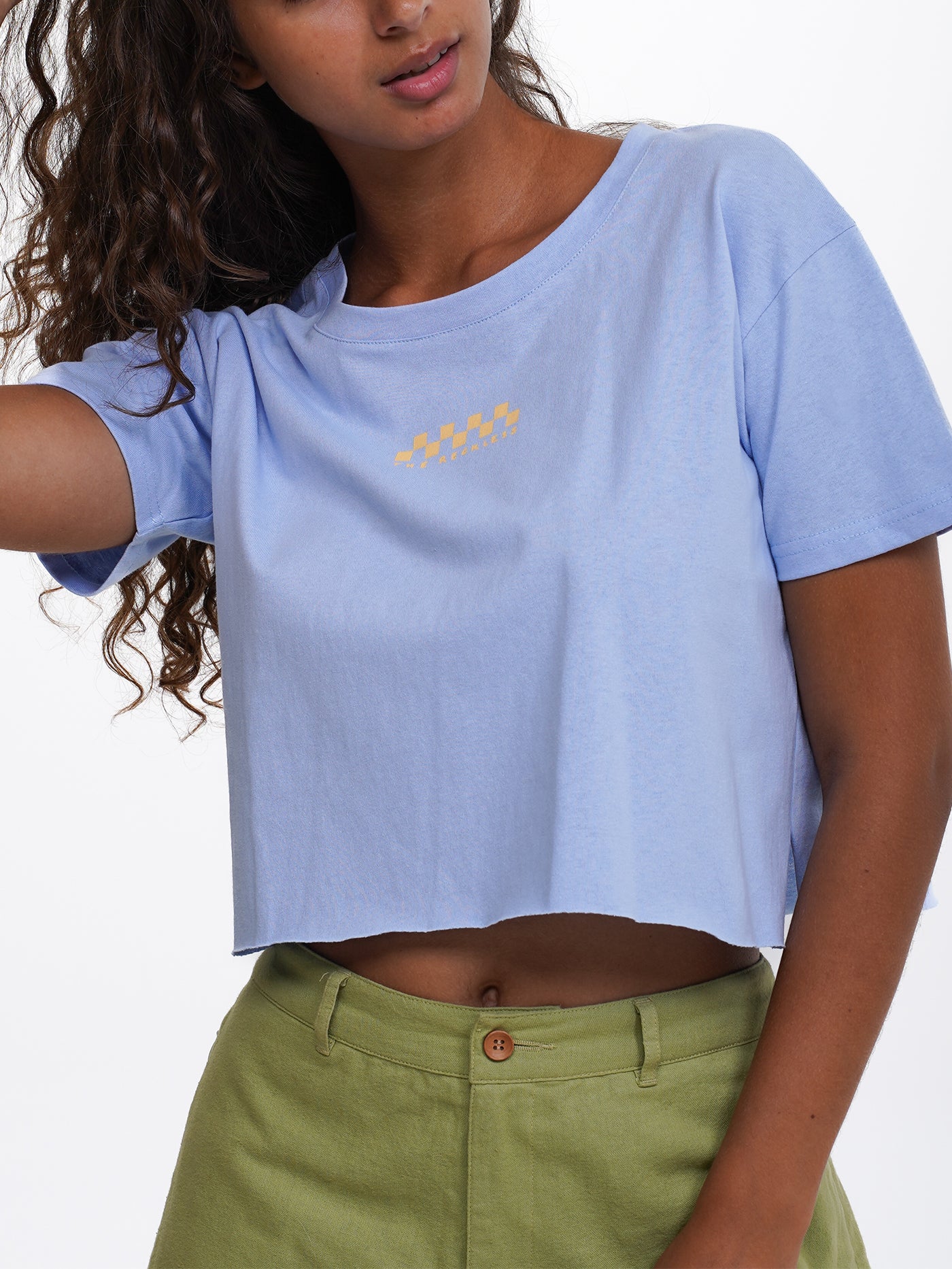 Notice The Reckless Hang Loose Women Crop T-Shirt Summer 2024