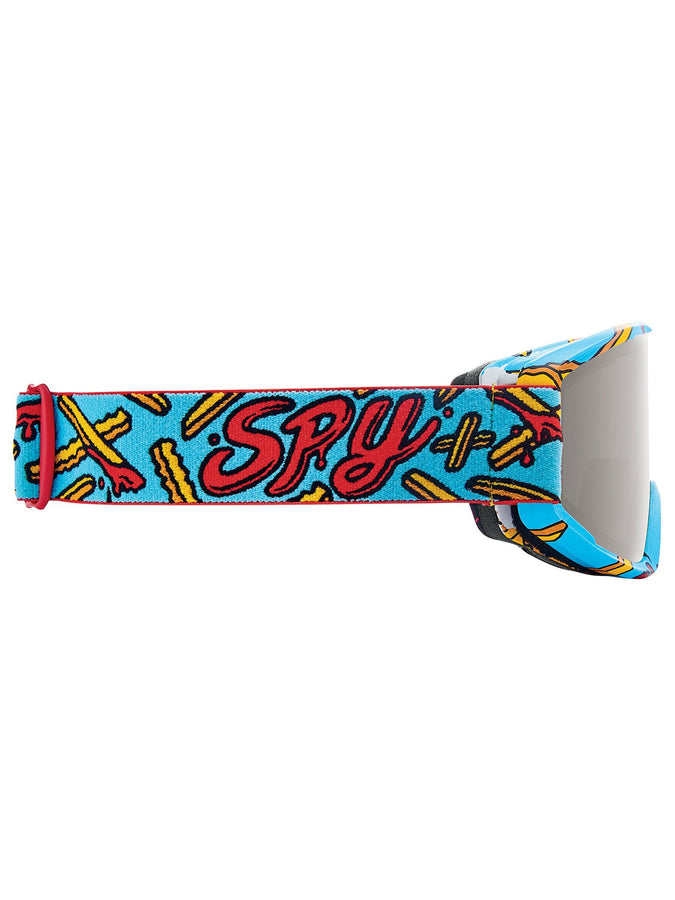 Spy Crusher Elite Pizza Fries/Silver Snowboard Goggle 2024 | PIZZA FRNCH FRS/BRZ SILVR