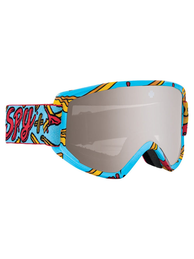 Spy Crusher Elite Pizza Fries/Silver Snowboard Goggle 2024 | PIZZA FRNCH FRS/BRZ SILVR
