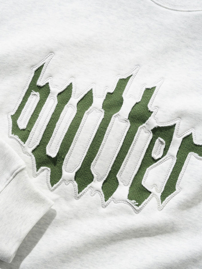 Butter Goods Cut Out Applique Crewneck Sweatshirt Spring 2026 | ASH
