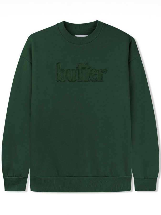 Butter Goods Cutout Applique Men Crewneck | FERN