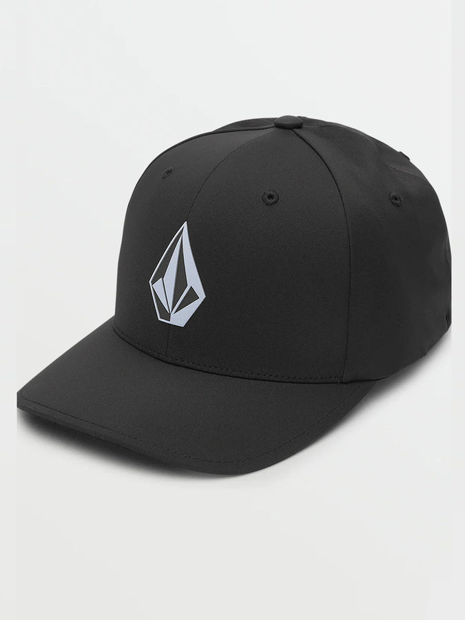 Volcom Spring 2024 Stone Tech Flexfit Delta Hat | BLACK (BLK)