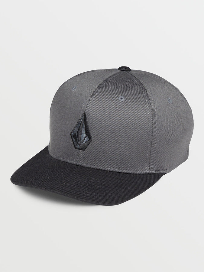 Volcom Spring 2024  Full Stone Flexfit Hat | ASPHALT BLACK (ASB)