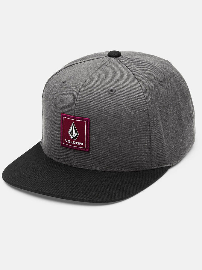 Volcom Quarter Evo Twill Snapback Hat | CHARCOAL HEATHER (CHJ)