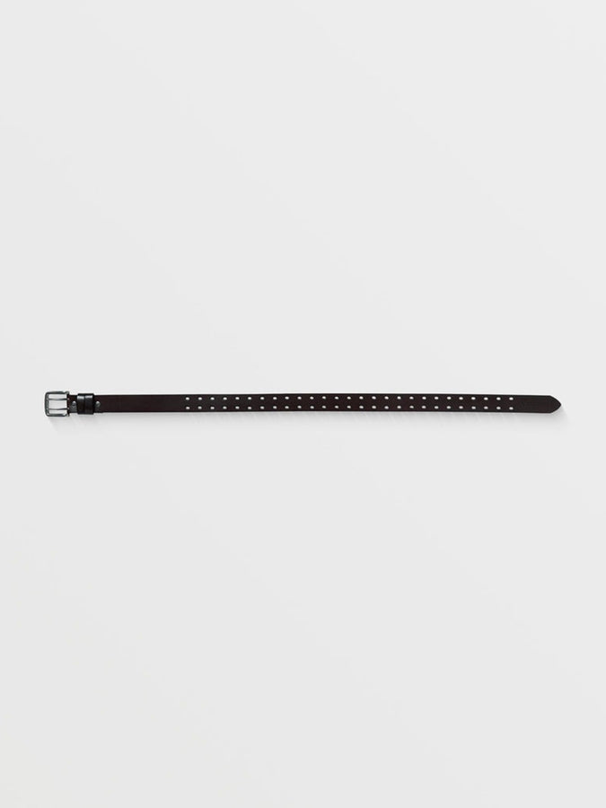 Volcom Two Spike Leather Belt Spring 2025 | BROWN (BRN)