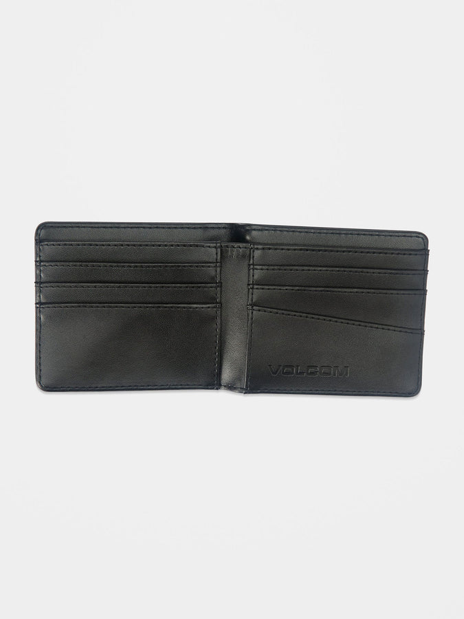 Volcom Single Stone Leather Wallet | BLACK (BLK)