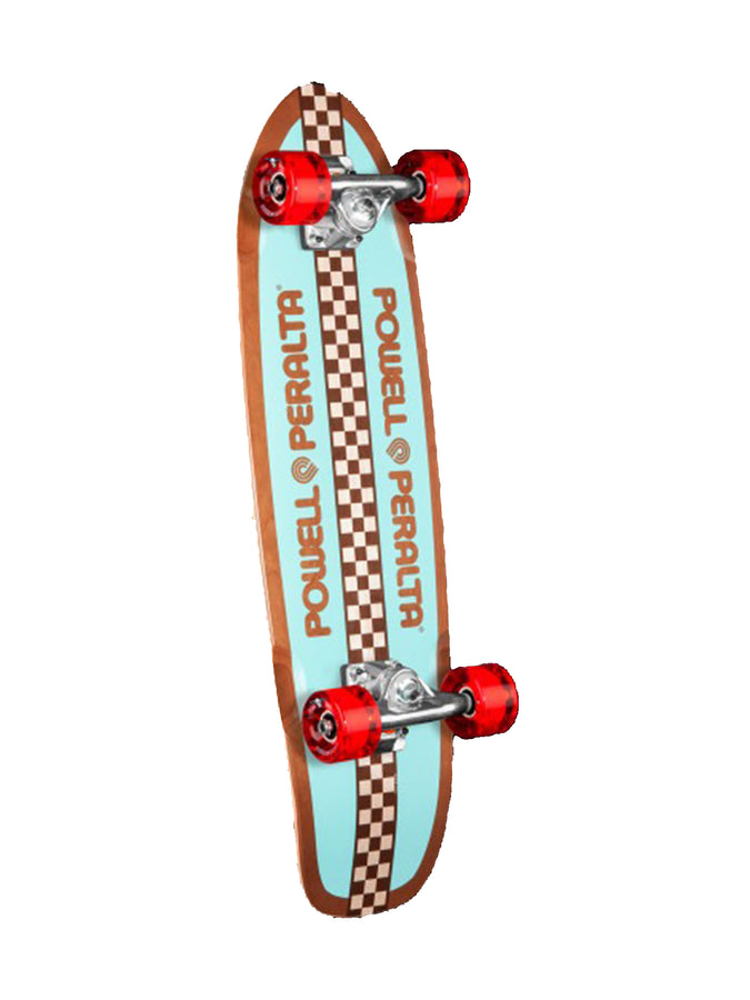 Powell Court Retro Checker 8.37’’ Complete Cruiser | NATURAL/BLUE
