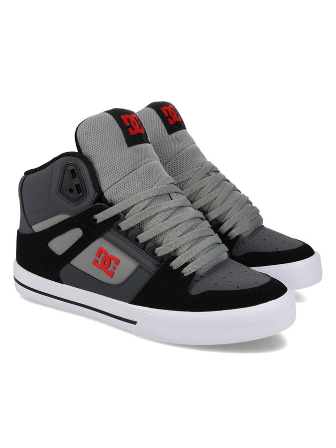 Dc Pure High Top Wc Grey/Black/Red Shoes Spring 2026 | GREY/BLACK/RED (GYBKRD)