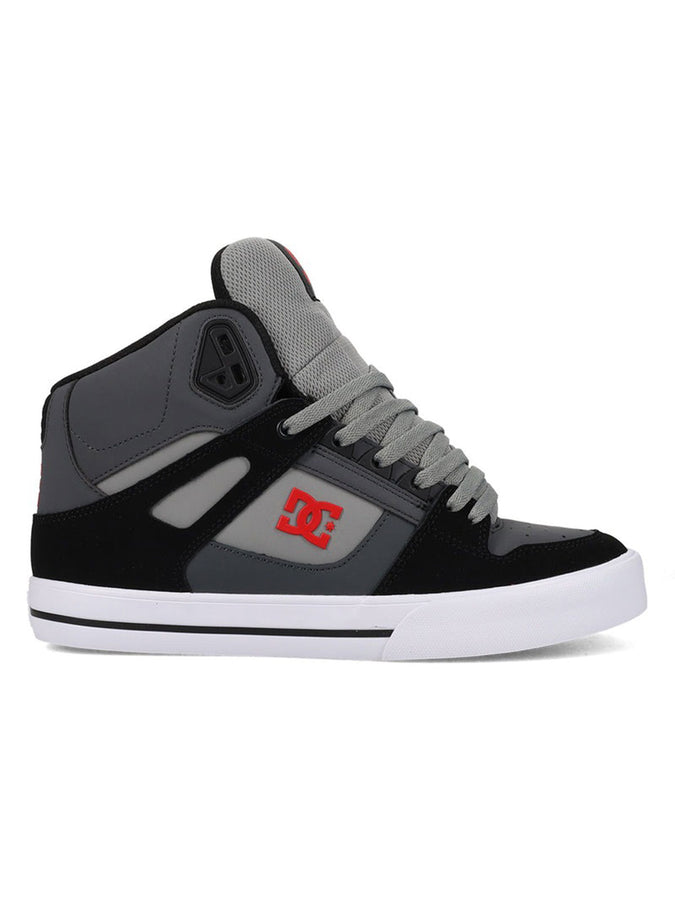 Dc Pure High Top Wc Grey/Black/Red Shoes Spring 2026 | GREY/BLACK/RED (GYBKRD)