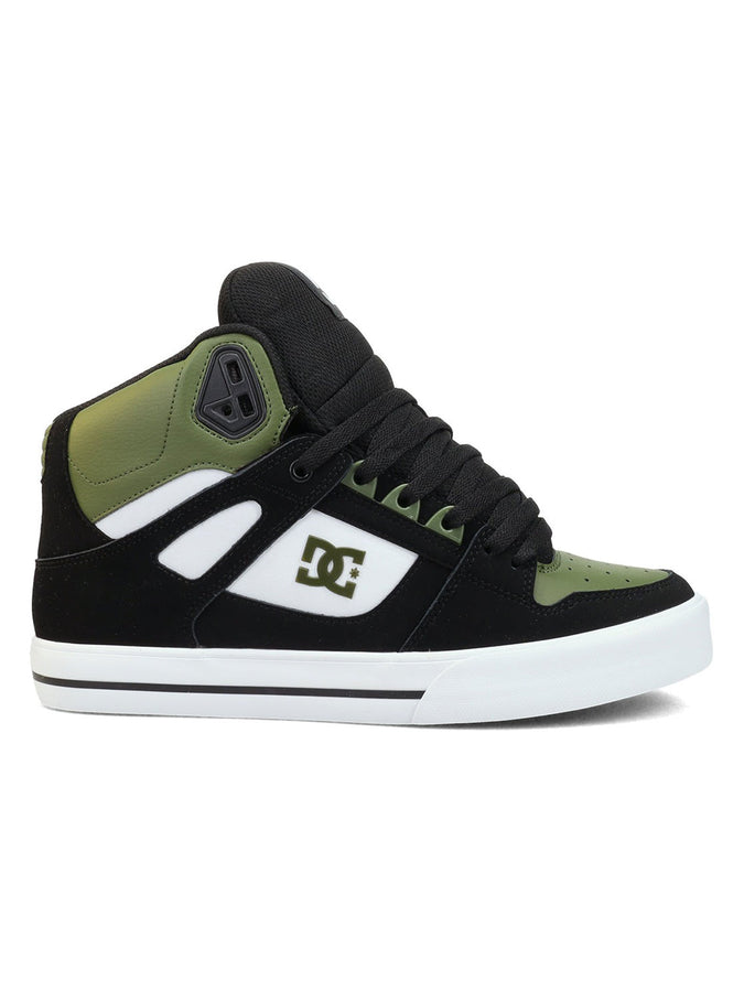 Dc Pure High Top Wc Olive/Black/White Shoes Spring 2026 | OLIVE/BLACK/WHITE (OVBKWH)