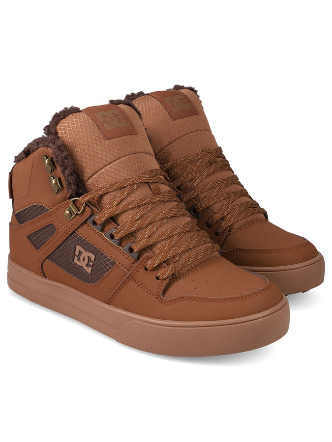 DC Pure High Top WC WNT Brown/Dark Brown Shoes Winter 2027 | BROWN/DARK BROWN (BRNDBN)