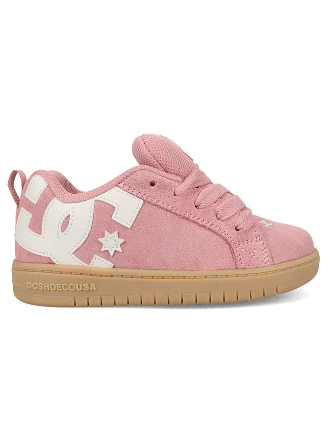 DC Court Graffik SE Pink/Off White/Gum Shoes (Youth 7-14) Summer 2026 | PINK/OFF WHITE/GUM (PKOWGM)