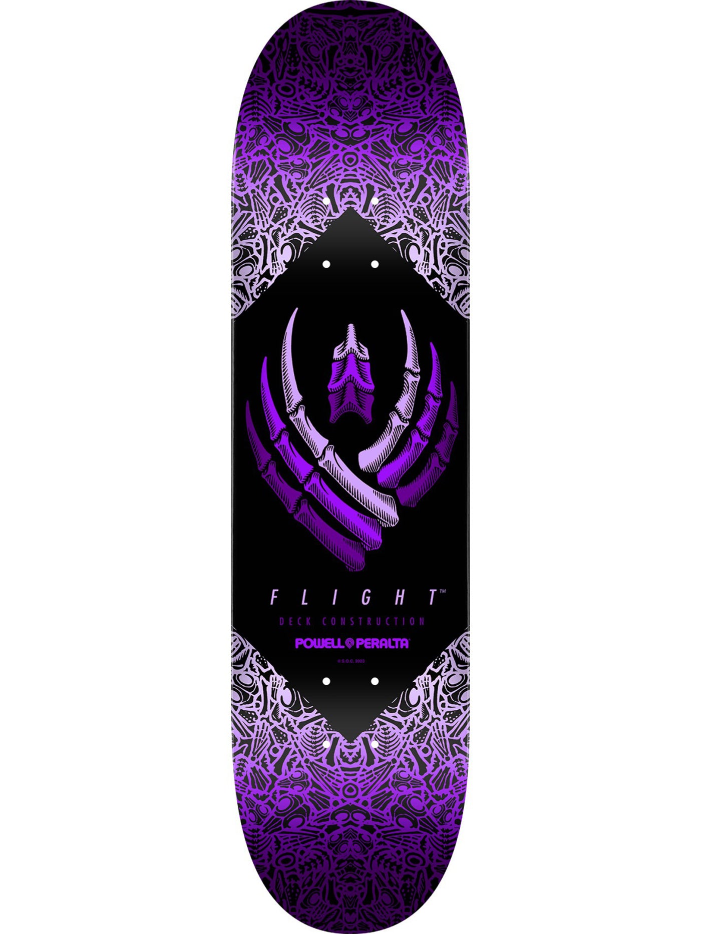 Powell-Peralta Flight Purple 8.5 Skateboard Deck