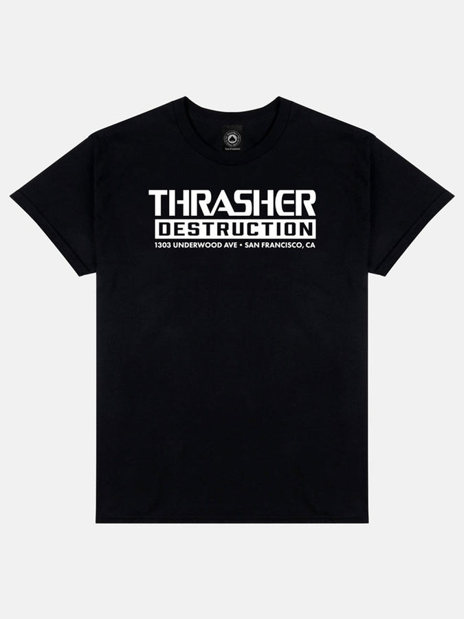 Thrasher Destruction T-Shirt Summer 2026 | BLACK