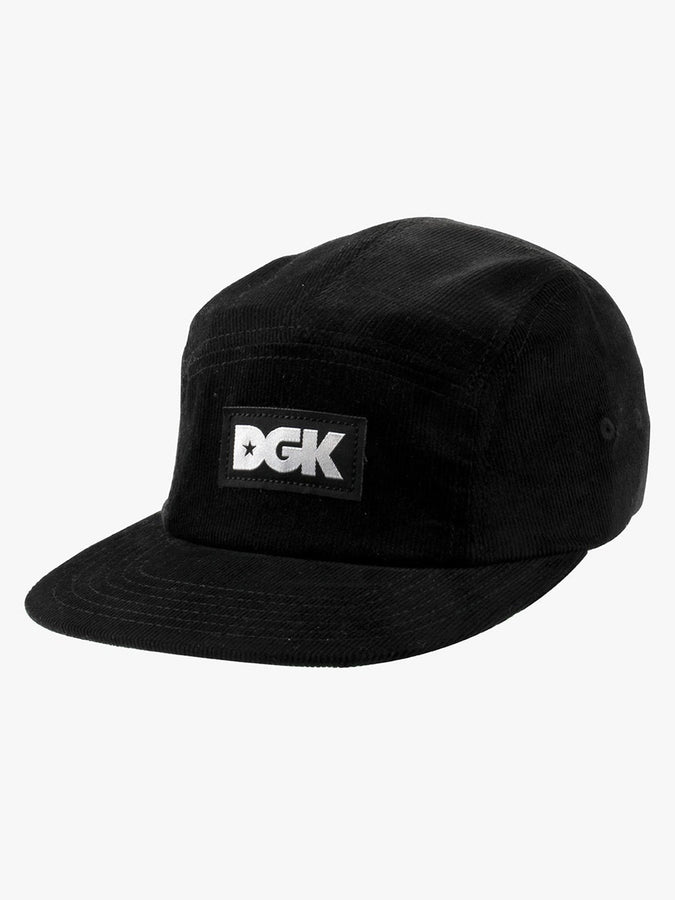 DGK Classic Cord Camper Strapback Hat | BLACK
