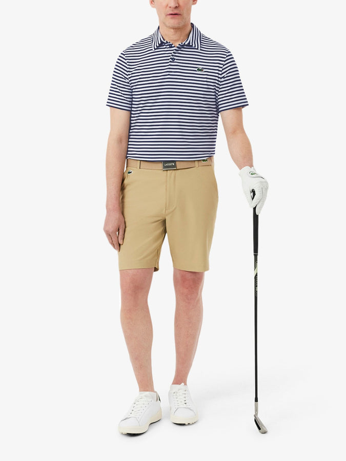 Lacoste Ultra Dry Striped Golf Polo Spring 2026 | NAVY BLUE/WHITE (525)