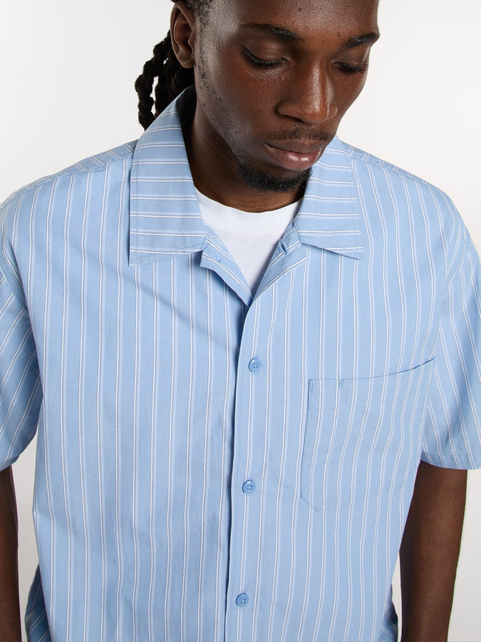 Dickies Venedocia Stripe Short Sleeve Buttondown Shirt Spring 2026 | ENDLESS SKY (L39)