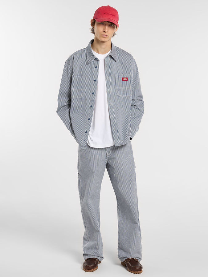Dickies Hickory Loose Straight Carpenter Pants Spring 2026 | RETRO INDIGO (RI2)