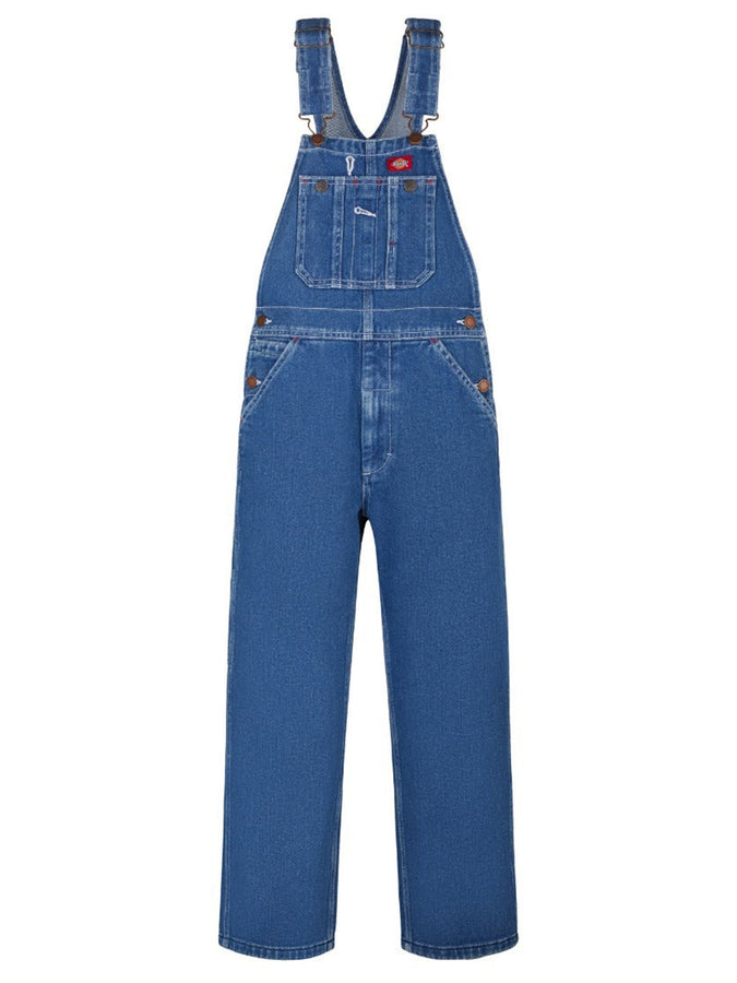 Dickies Denim Bib Overalls (Youth 7-14) Spring 2026 | STONEWASHED INDIGO BLUE (SNB)