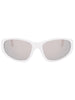 The Box 2 PLR White/LL Silver Ion Sunglasses